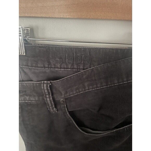 Gap 1969 Women’s Washed Black Corduroy Boot Cut Pants 38x32 - Picture 4 of 7